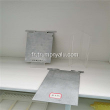 Plaque en aluminium non polluante pour batterie à air en aluminium